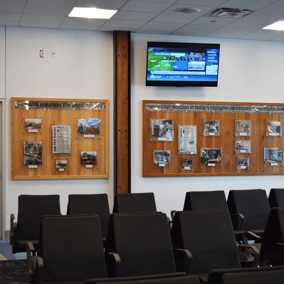 KWPA Donates Pennsylvania Hardwood Educational Display to the Williamsport Regional Airport